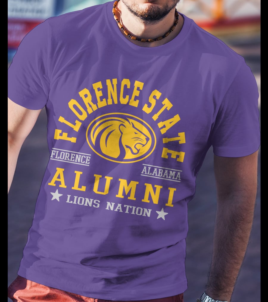 Florence State Alumni Lions Nation Florence Alabama T-Shirt