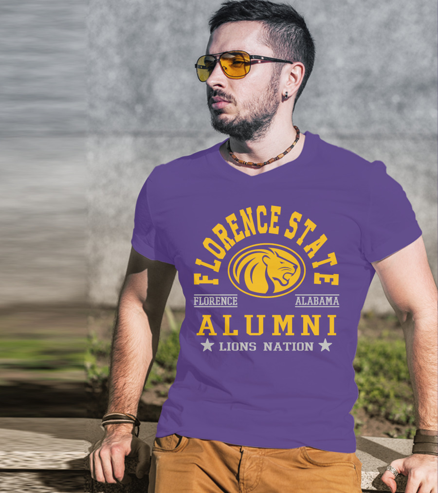 Florence State Alumni Lions Nation Florence Alabama T-Shirt