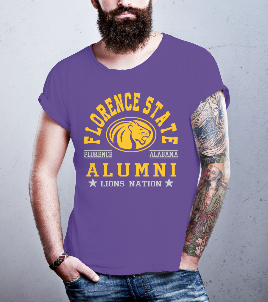 Florence State Alumni Lions Nation Florence Alabama T-Shirt