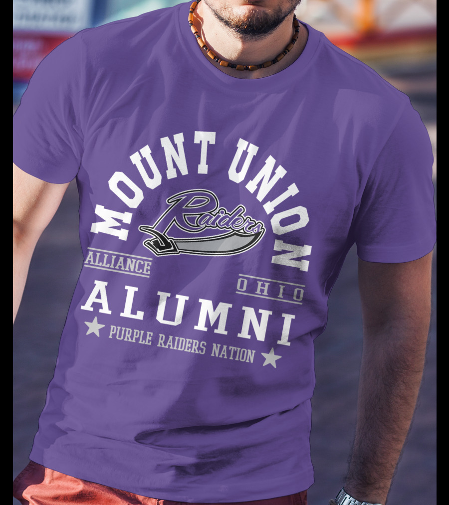 Mount Union Alliance Ohio Alumni Purple Raiders Nation T-Shirt