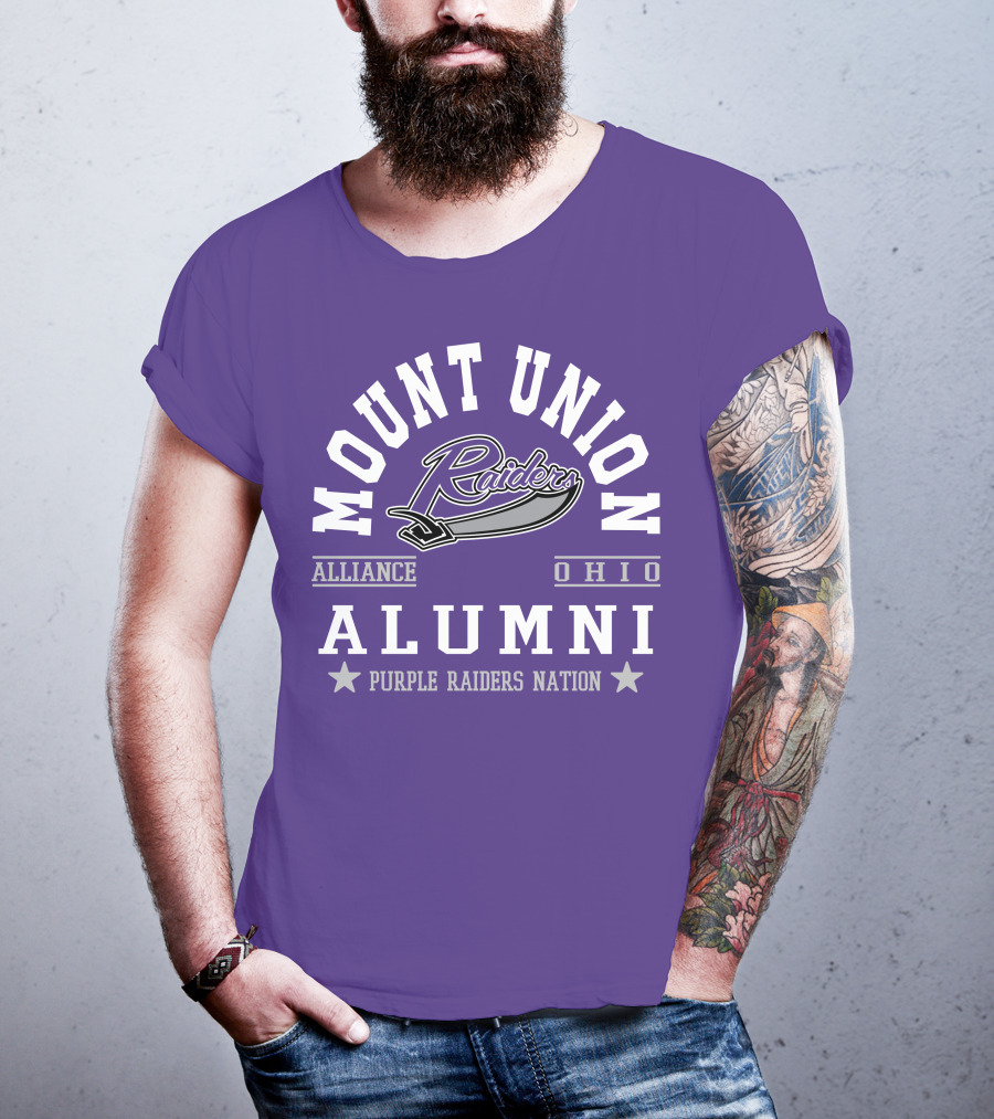 Mount Union Alliance Ohio Alumni Purple Raiders Nation T-Shirt