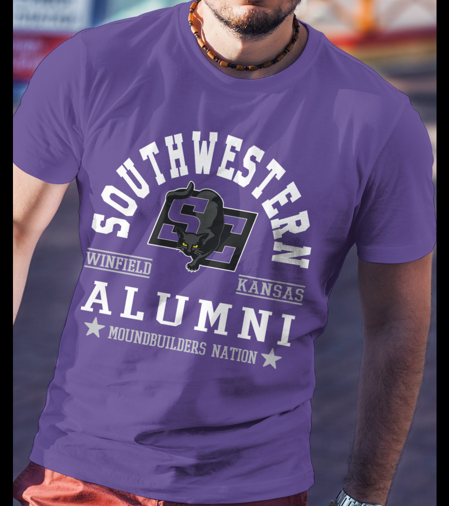 Southwestern Winfield Kansas Alumni Moundbuilders Nation T-Shirt