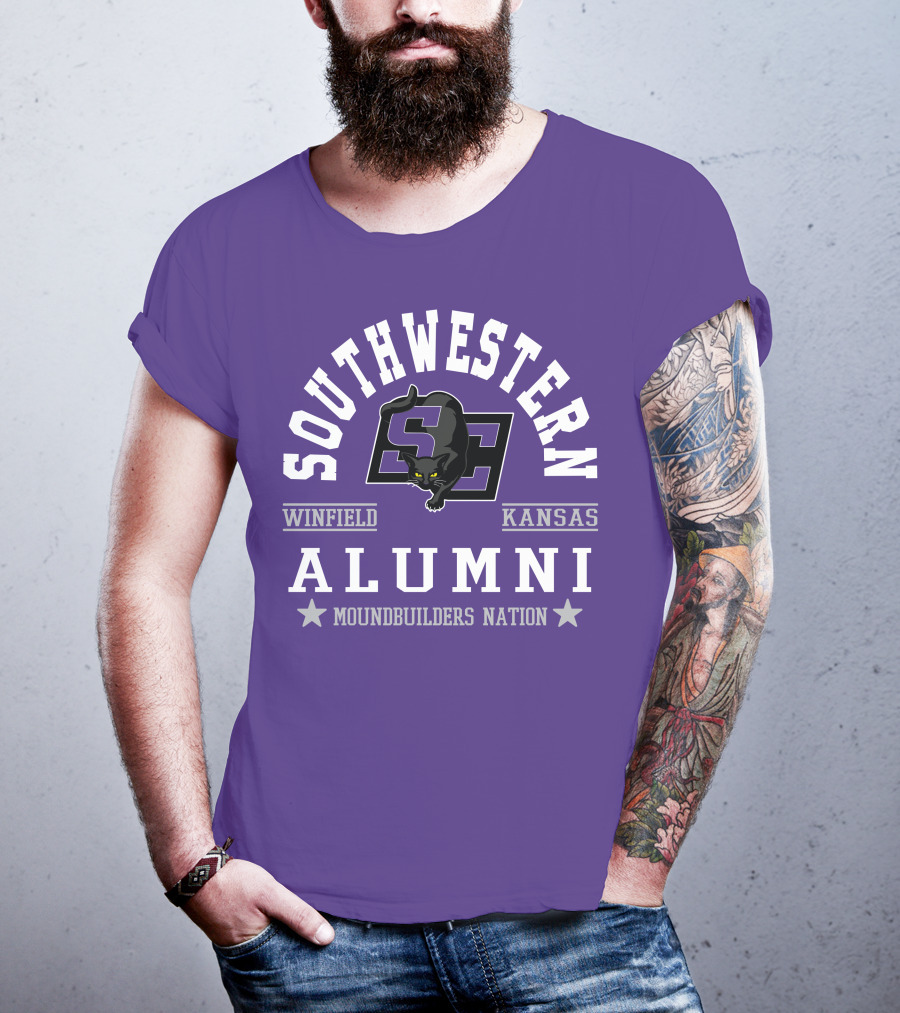 Southwestern Winfield Kansas Alumni Moundbuilders Nation T-Shirt