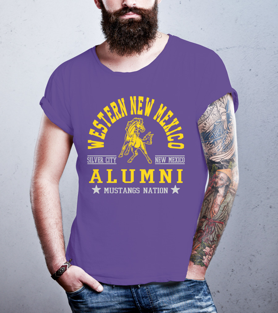 Western New Mexico University Silver City Alumni Mustangs Nation T-Shirt
