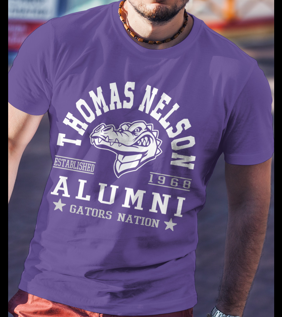 Thomas Nelson Alumni Gators Nation Established 1968 T-Shirt