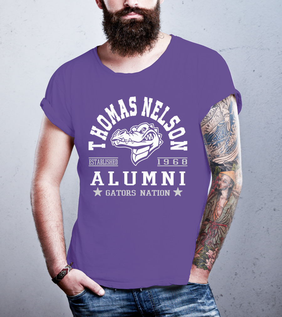 Thomas Nelson Alumni Gators Nation Established 1968 T-Shirt