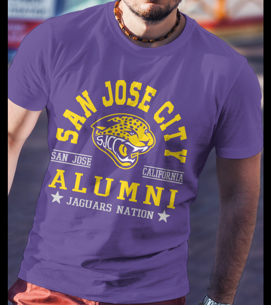 San Jose City California Alumni SJCC Jaguars Nation T-Shirt