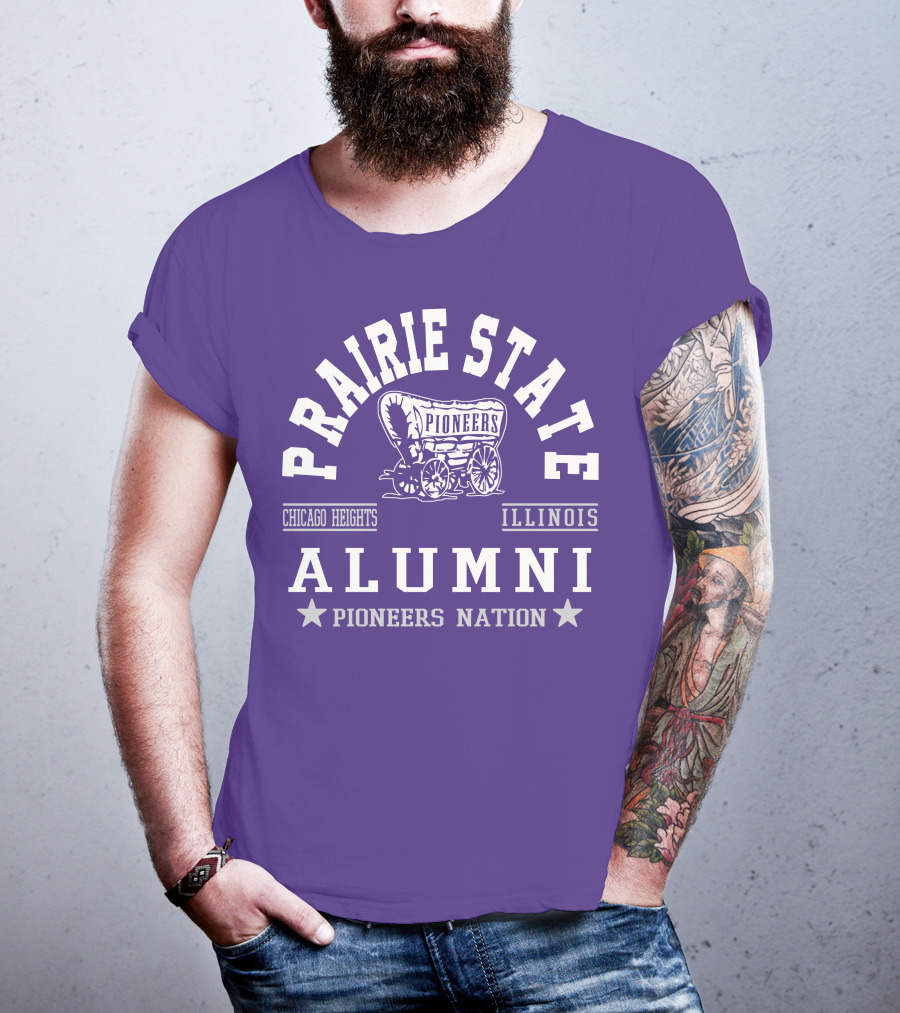 Prairie State Pioneers Alumni Chicago Heights Illinois Pioneers Nation T-Shirt