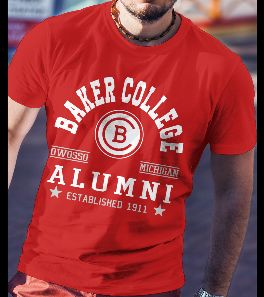 Baker College Alumni Owosso Michigan Established 1911 T-Shirt