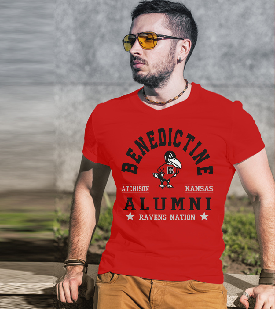 Benedictine Alumni Atchison Kansas Ravens Nation T-Shirt