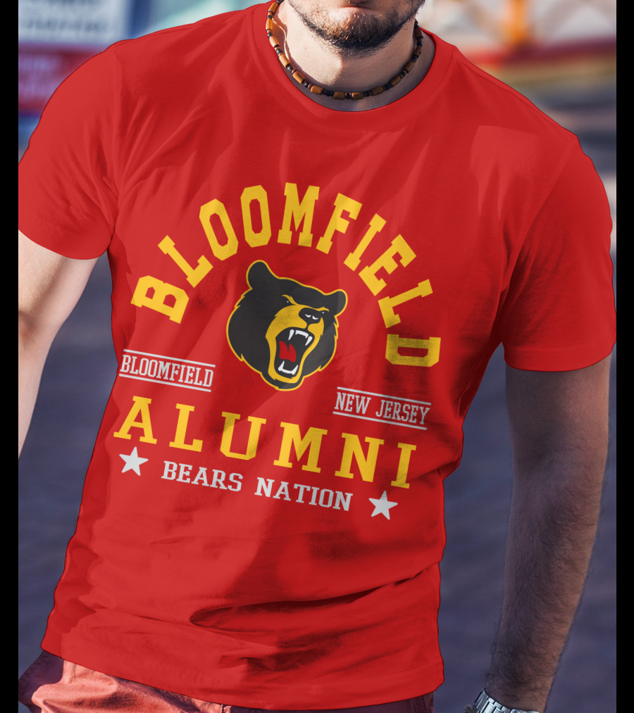 Bloomfield New Jersey Alumni Bears Nation T-Shirt