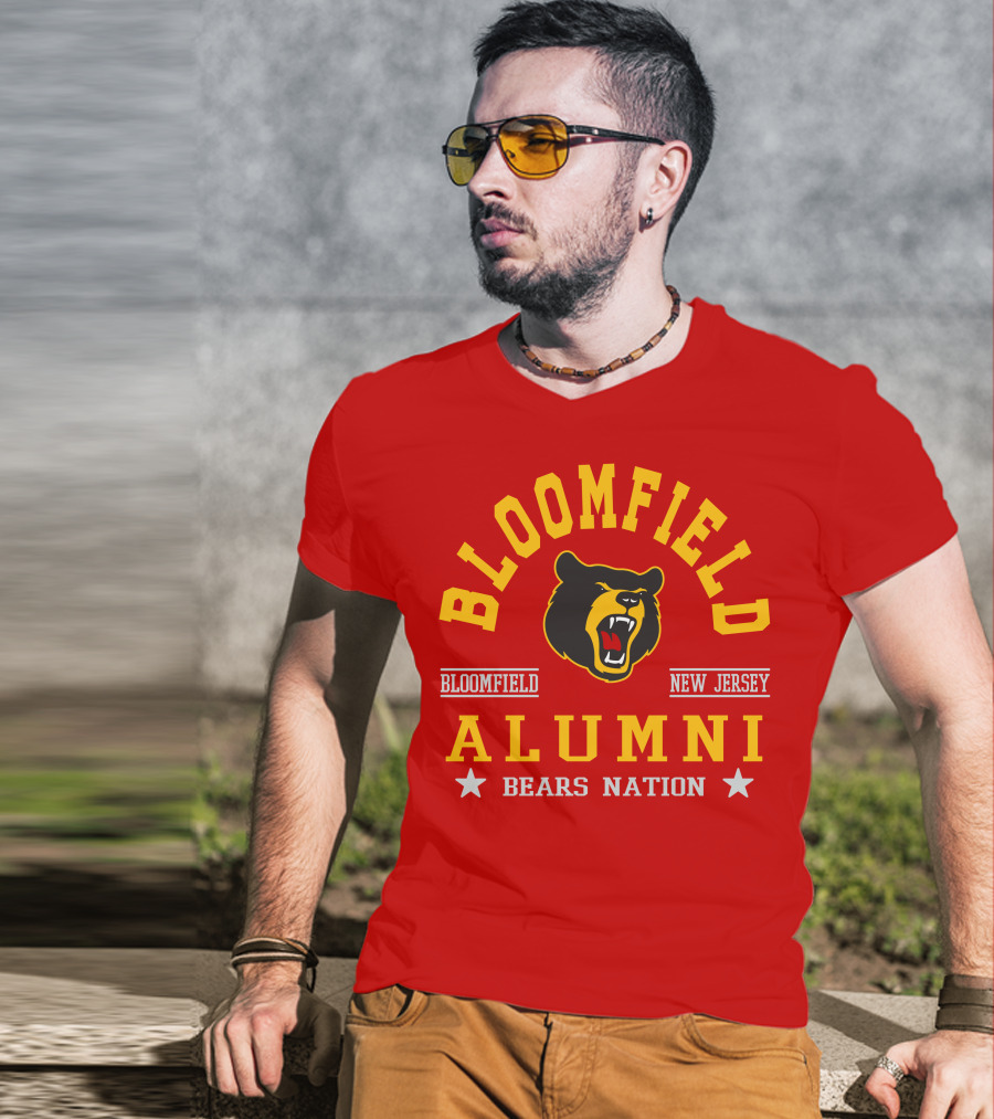 Bloomfield New Jersey Alumni Bears Nation T-Shirt