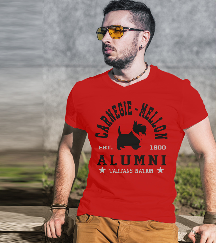 Carnegie Mellon Alumni Est. 1900 Tartans Nation T-Shirt