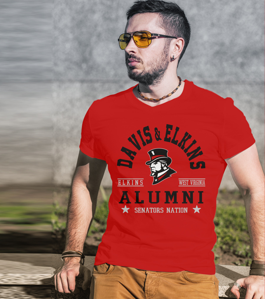 Davis And Elkins West Virginia Elkins Alumni Senators Nation T-Shirt
