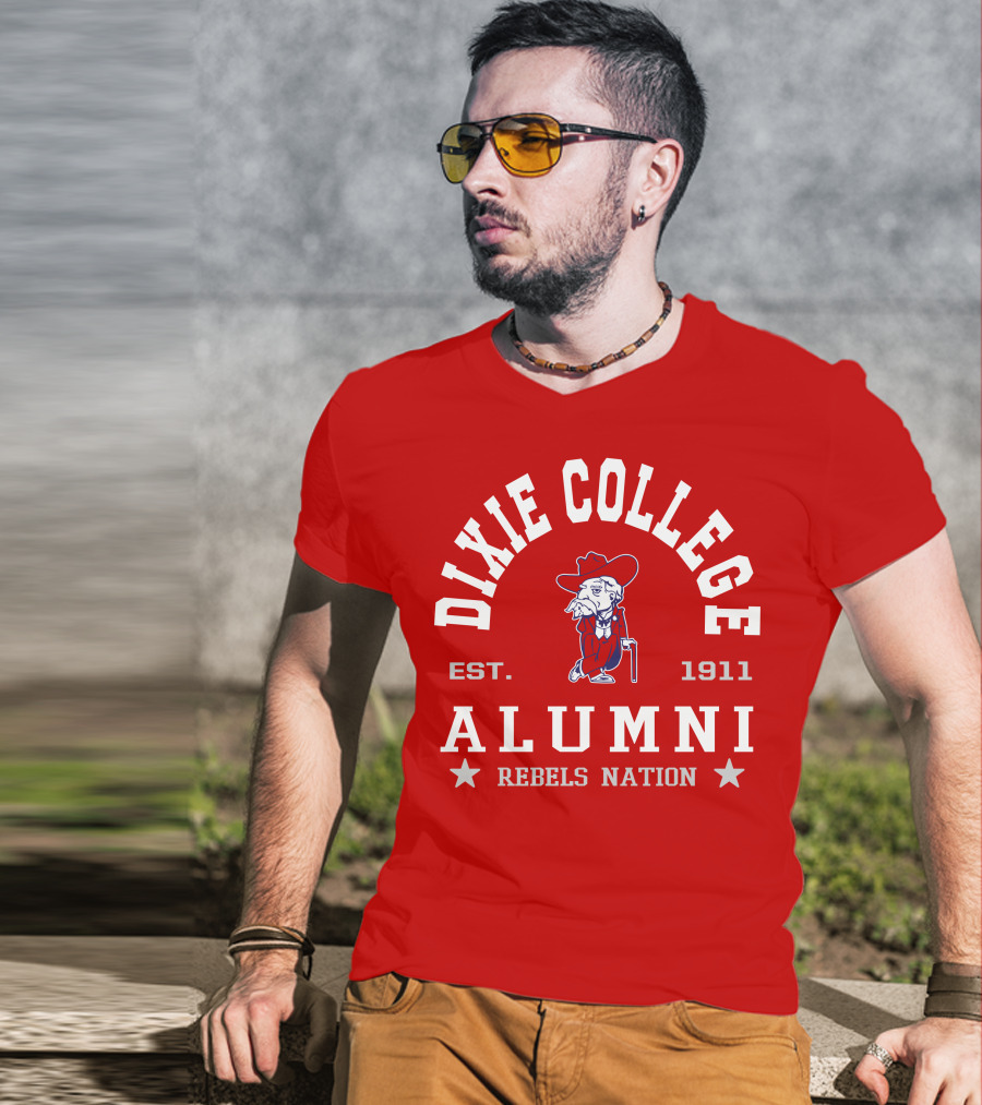 Dixie College Alumni Rebels Nation Est. 1911 T-Shirt