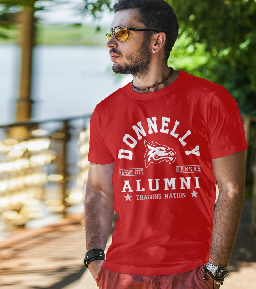 Donnelly Kansas City Kansas Alumni Dragons Nation T-Shirt
