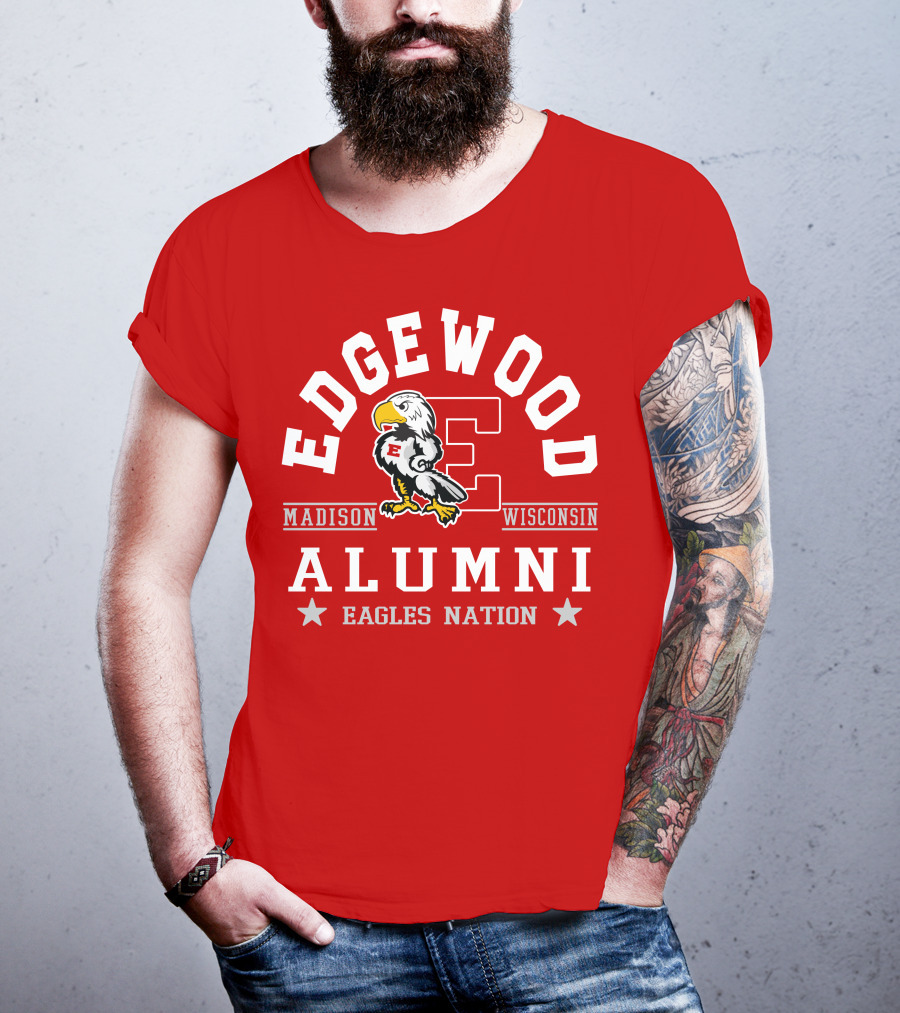 Edgewood College Madison Wisconsin Alumni Eagles Nation T-Shirt