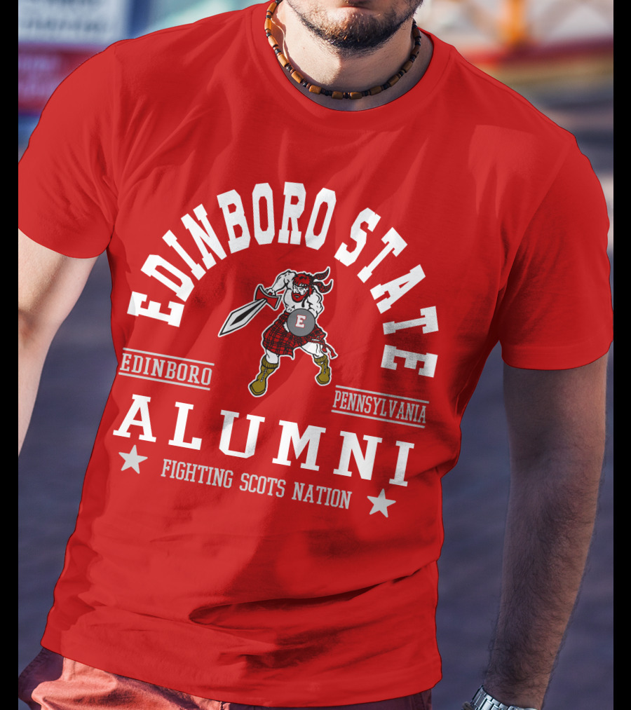 Edinboro State Alumni Fighting Scots Nation Pennsylvania T-Shirt