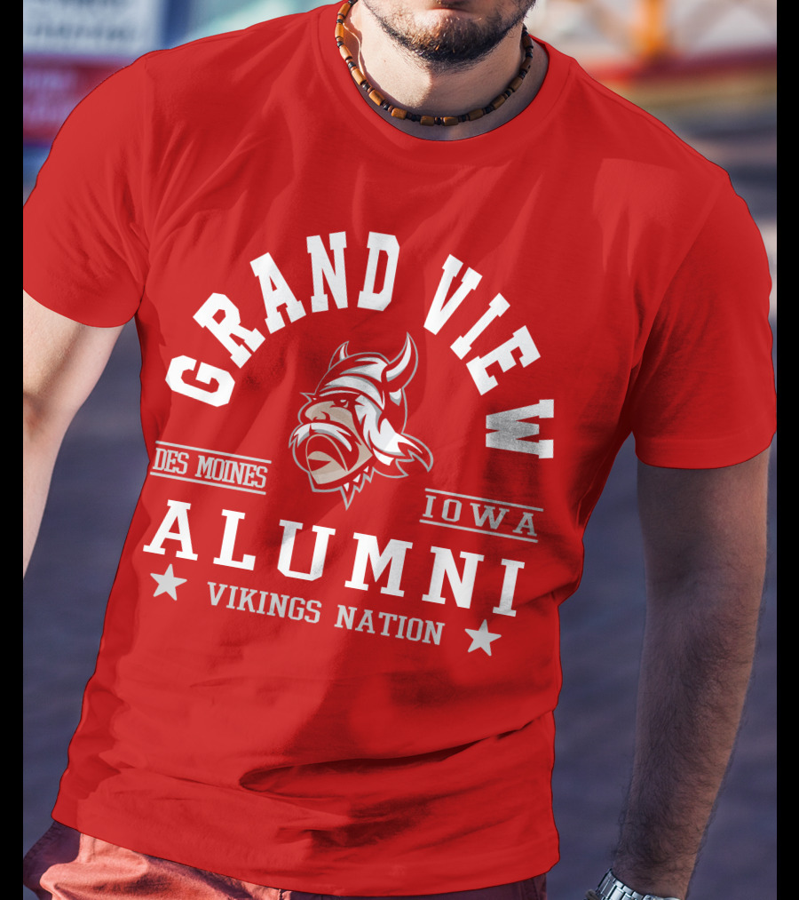 Grand View Iowa Des Moines Alumni Vikings Nation T-Shirt