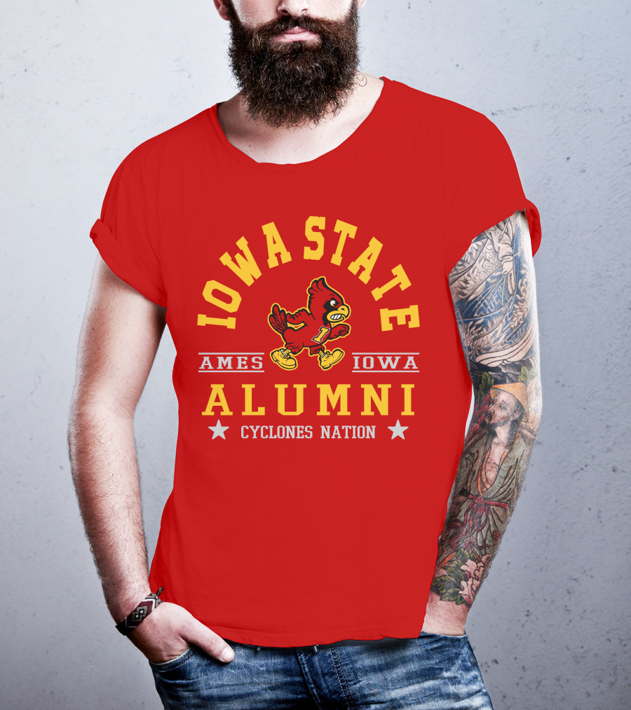 Iowa State Alumni Cyclones Nation Ames Iowa T-Shirt