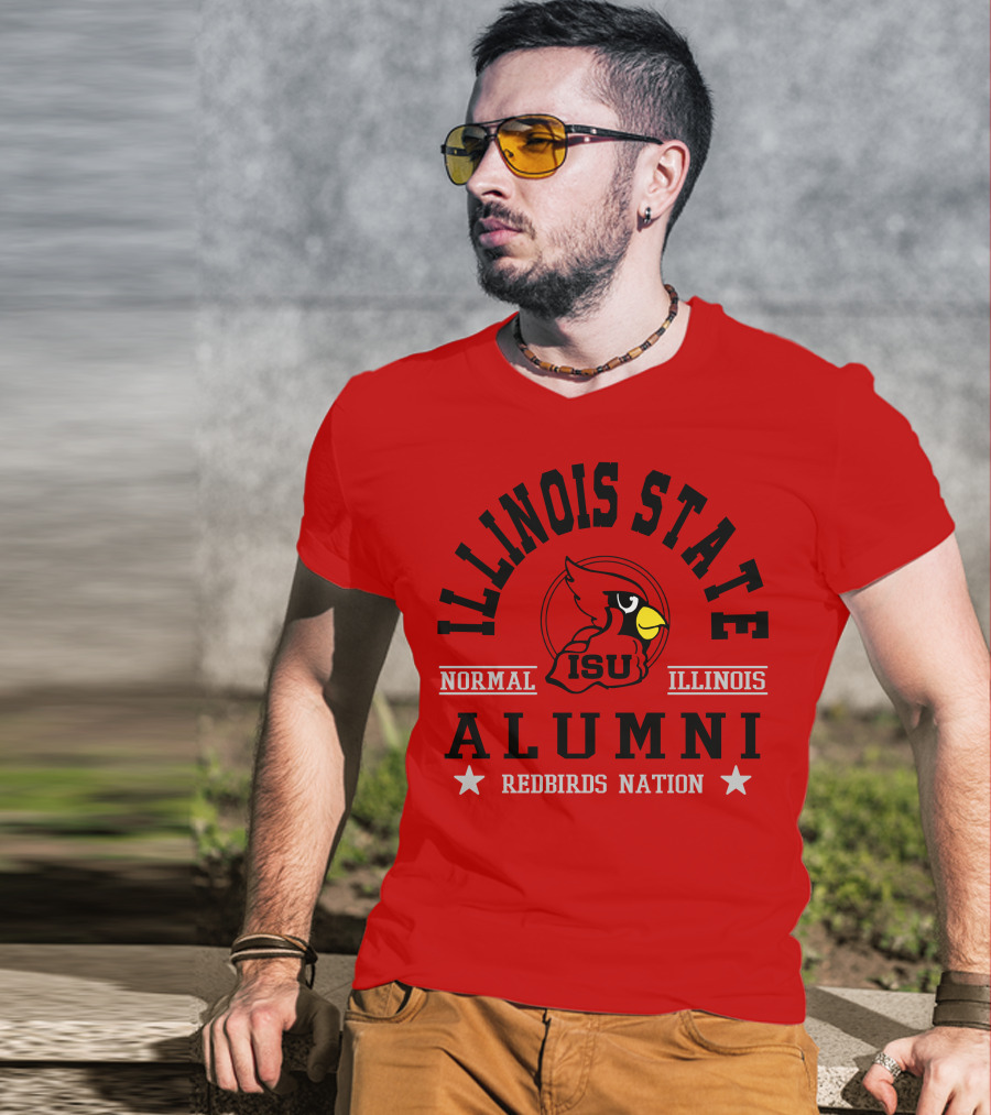 Illinois State Alumni Redbirds Nation Normal Illinois ISU T-Shirt