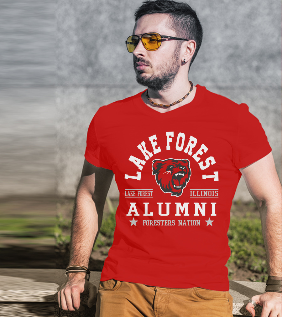 Lake Forest Illinois Alumni Foresters Nation T-Shirt