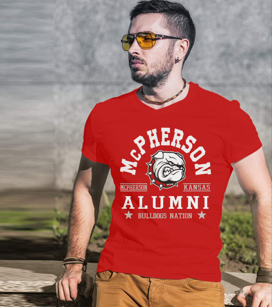 McPherson College Alumni Bulldogs Nation Kansas T-Shirt