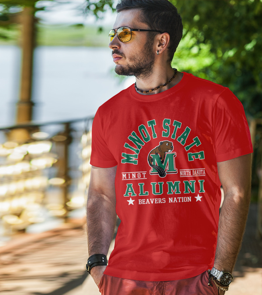 Minot State Alumni Beavers Nation North Dakota T-Shirt