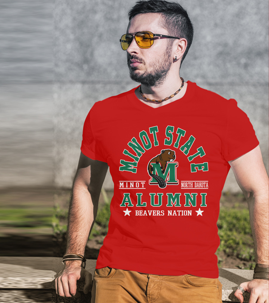 Minot State Alumni Beavers Nation North Dakota T-Shirt