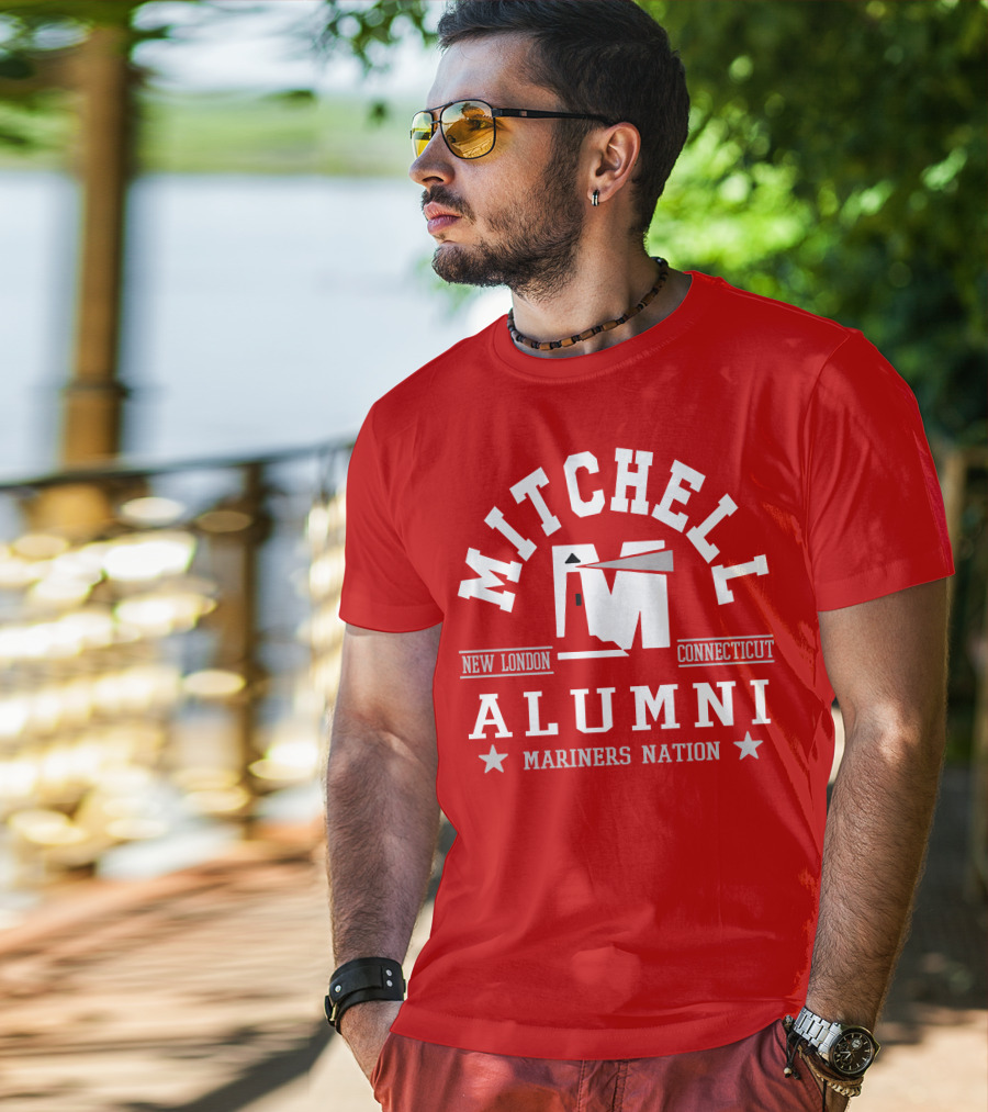Mitchell College New London Connecticut Alumni Mariners Nation T-Shirt