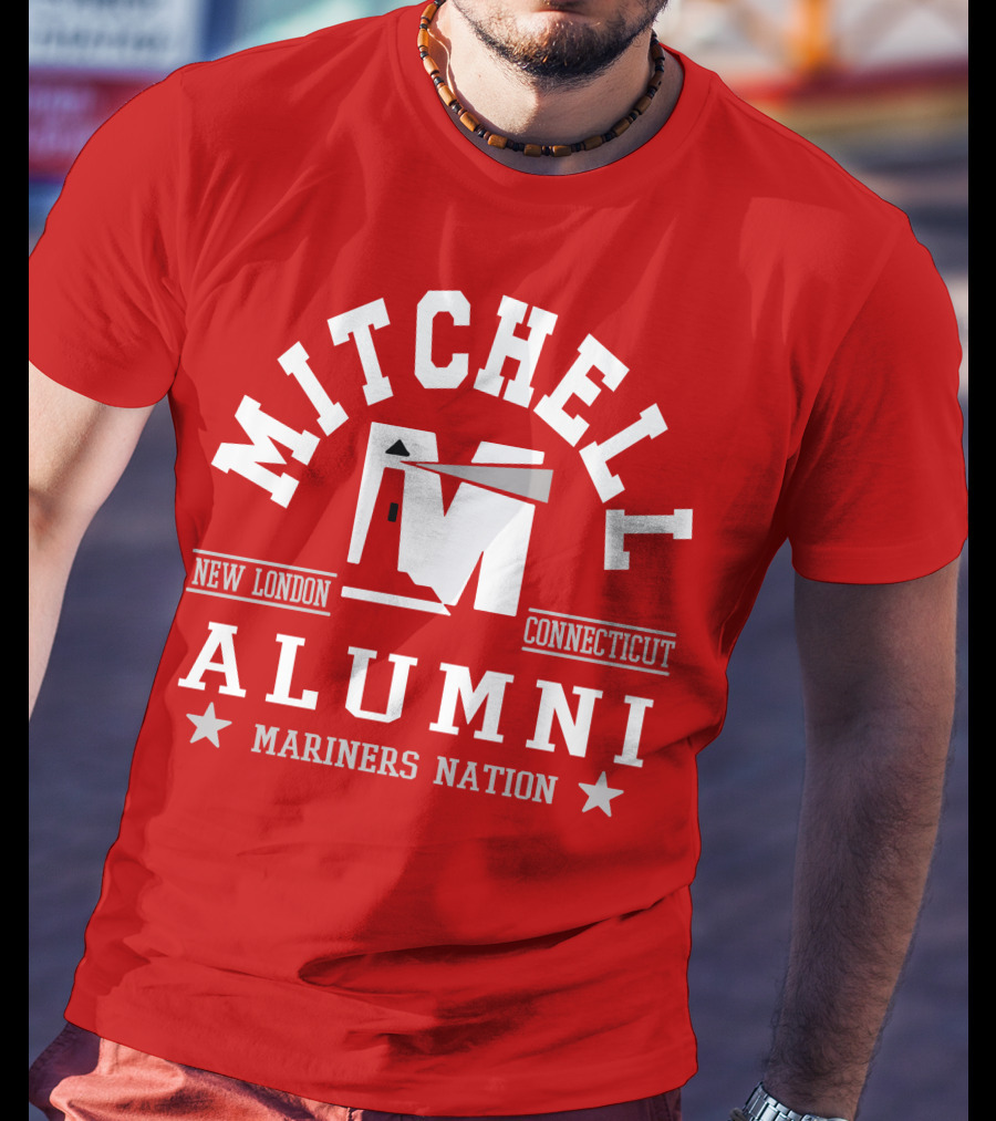 Mitchell College New London Connecticut Alumni Mariners Nation T-Shirt