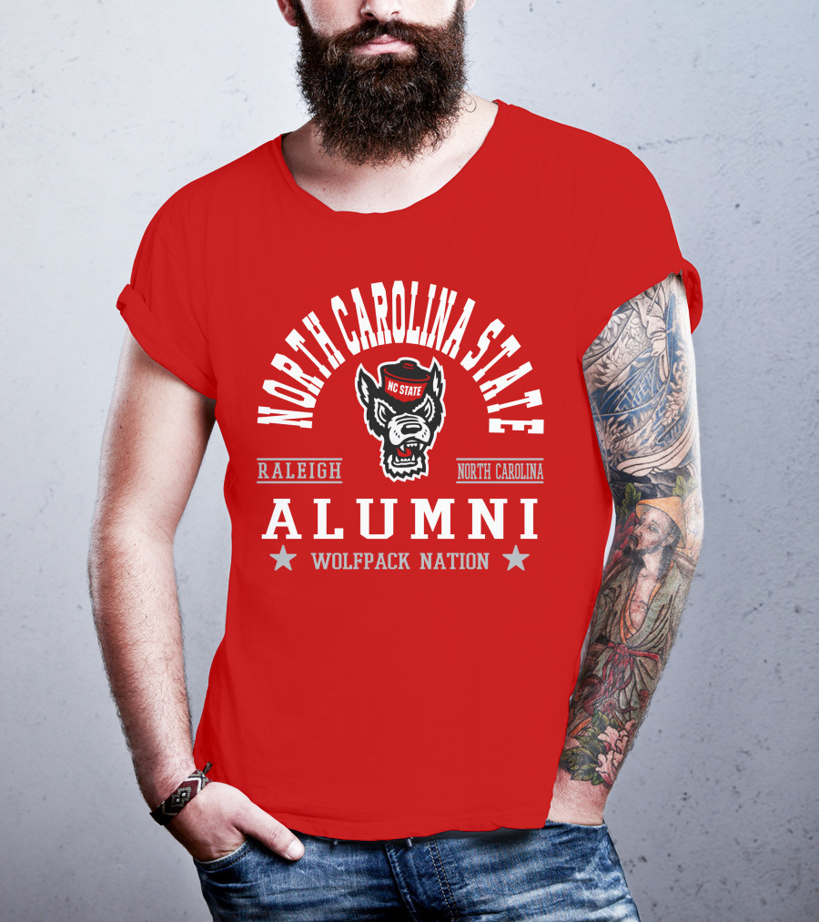 North Carolina State Alumni Wolfpack Nation Raleigh T-Shirt
