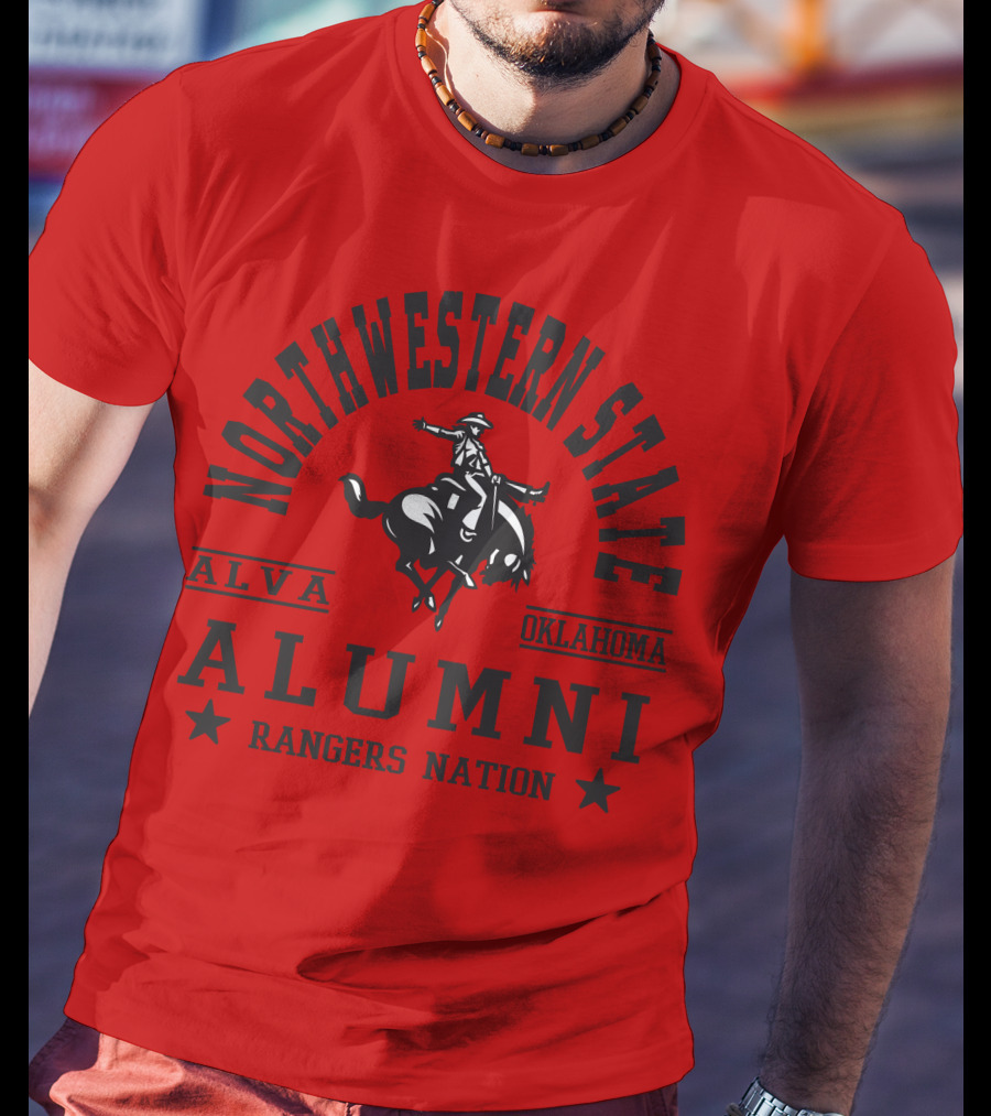 Northwestern State Alumni Rangers Nation Alva Oklahoma T-Shirt
