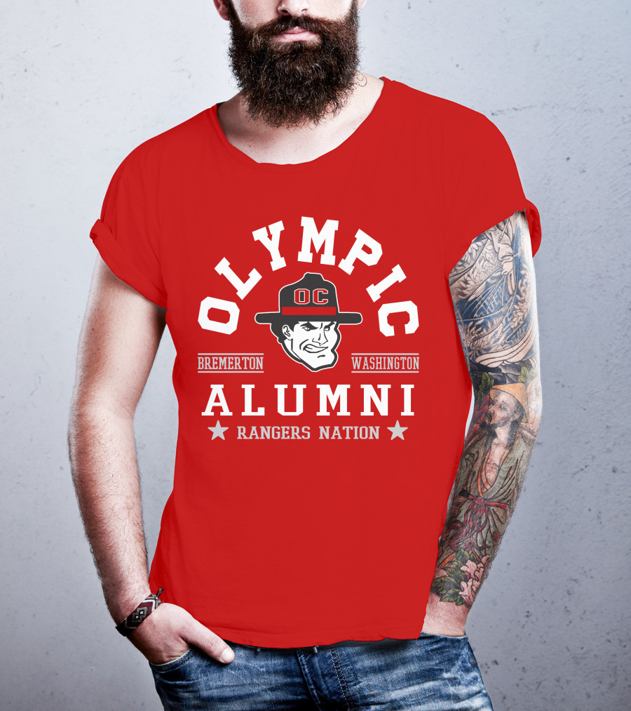 Olympic College Alumni Rangers Nation Bremerton Washington OC T-Shirt