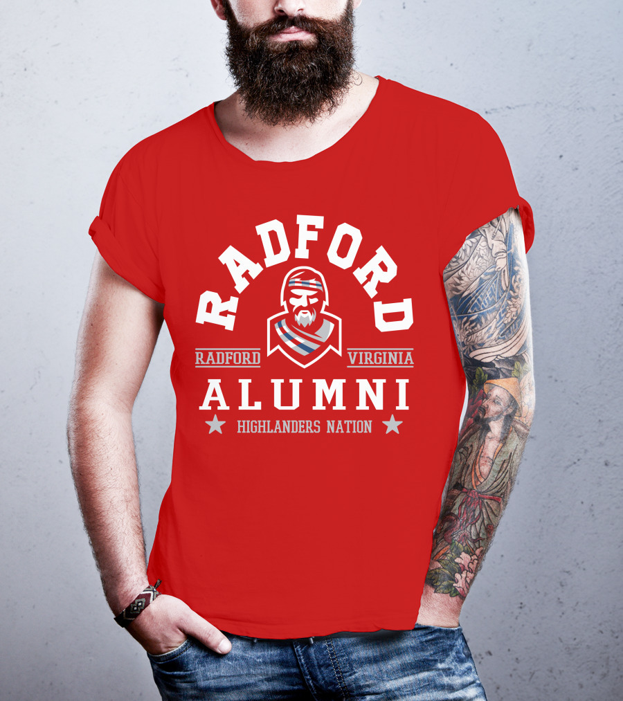 Radford Virginia Alumni Highlanders Nation T-Shirt
