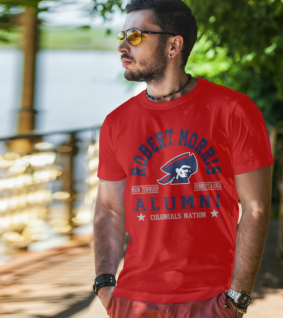 Robert Morris Alumni Moon Township Pennsylvania Colonials Nation T-Shirt