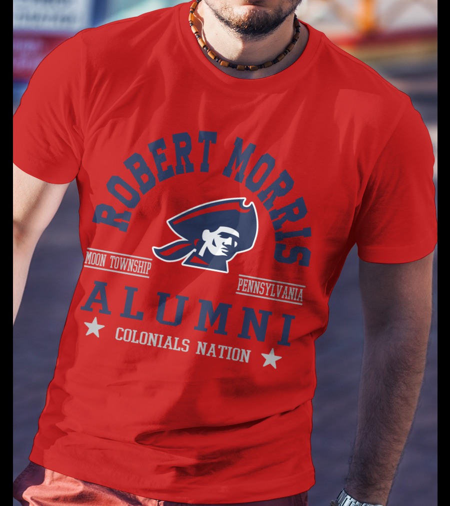Robert Morris Alumni Moon Township Pennsylvania Colonials Nation T-Shirt
