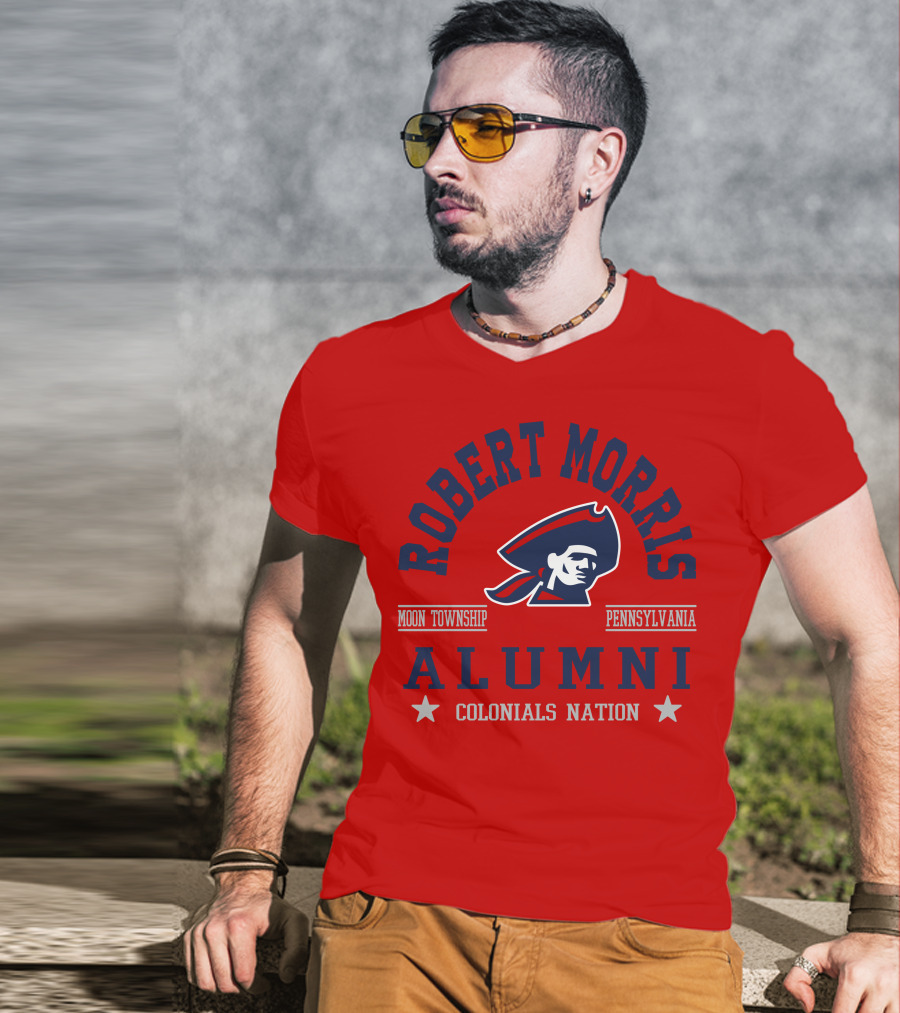 Robert Morris Alumni Moon Township Pennsylvania Colonials Nation T-Shirt