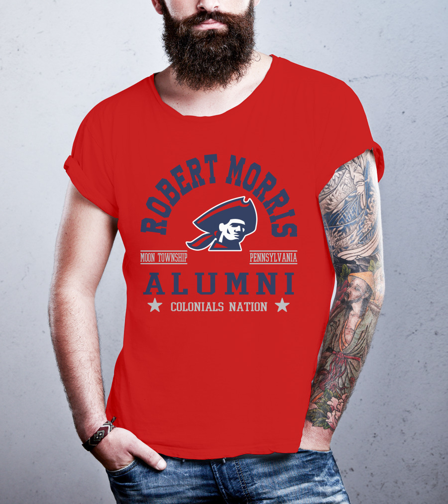 Robert Morris Alumni Moon Township Pennsylvania Colonials Nation T-Shirt