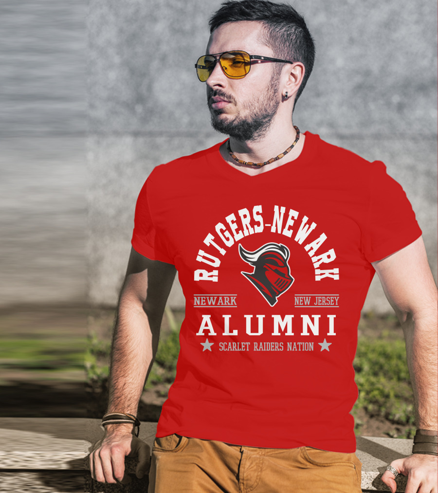 Rutgers-Newark Alumni Scarlet Raiders Nation Newark New Jersey T-Shirt