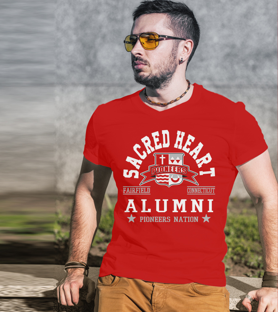 Sacred Heart University Fairfield Connecticut Alumni Pioneers Nation T-Shirt