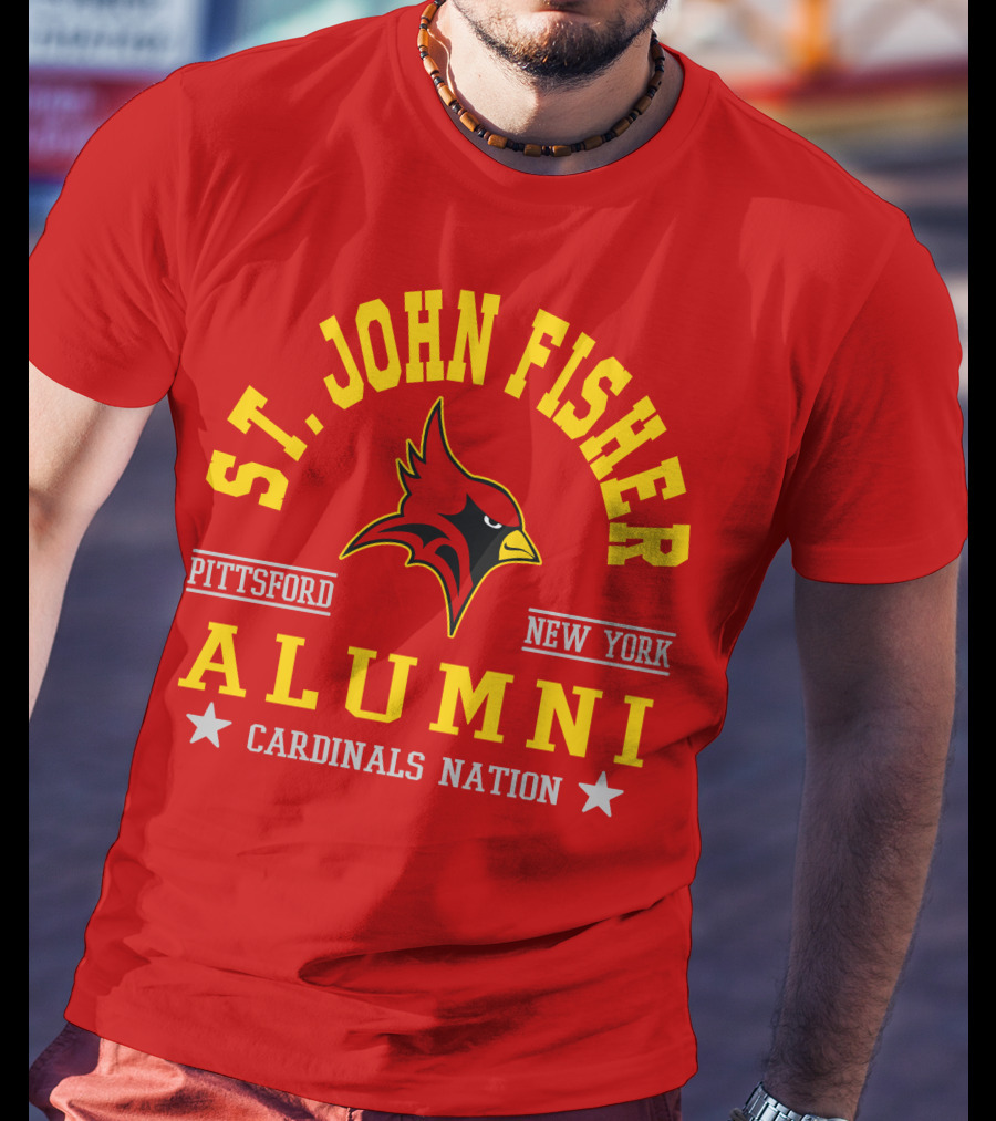 St John Fisher Cardinals Alumni Pittsford New York Nation T-Shirt