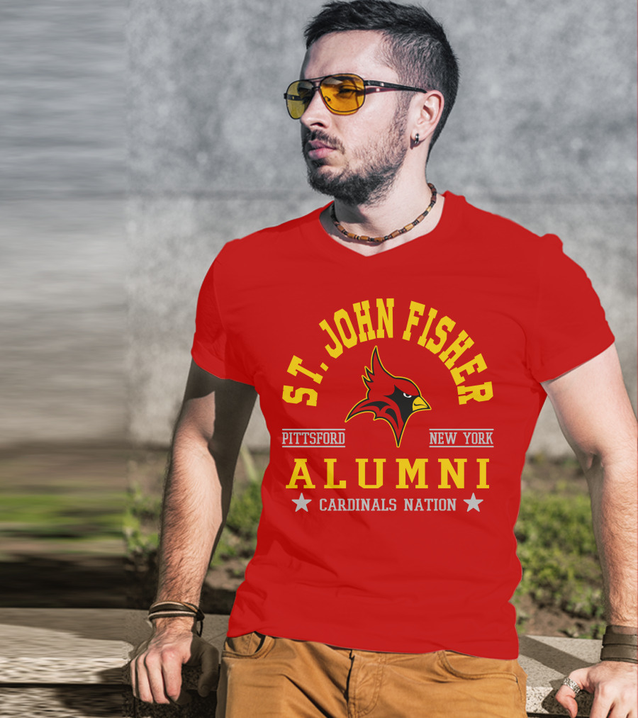 St John Fisher Cardinals Alumni Pittsford New York Nation T-Shirt