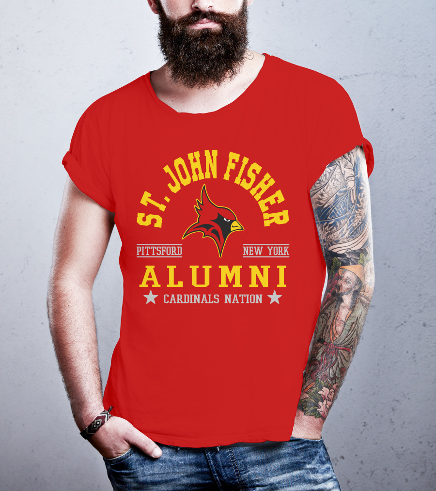 St John Fisher Cardinals Alumni Pittsford New York Nation T-Shirt