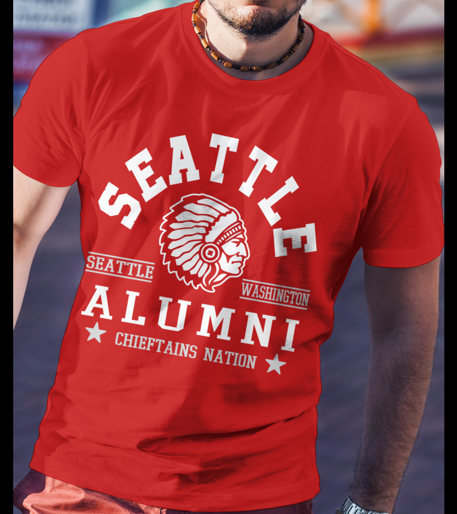 Seattle Washington Alumni Chieftains Nation T-Shirt