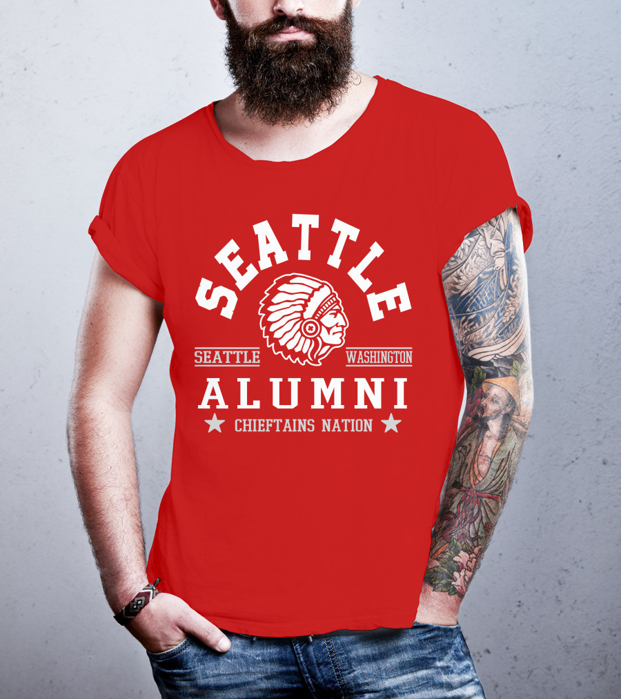 Seattle Washington Alumni Chieftains Nation T-Shirt