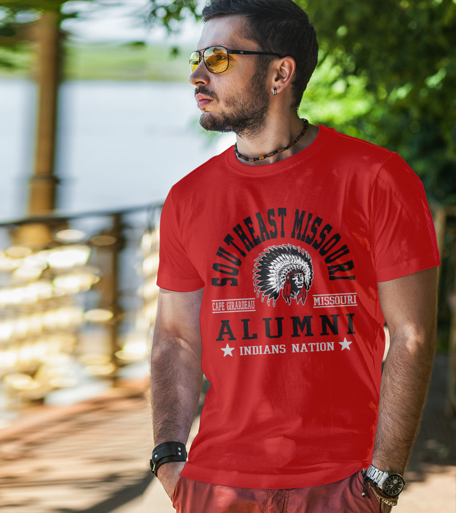 Southeast Missouri Cape Girardeau Alumni Indians Nation T-Shirt