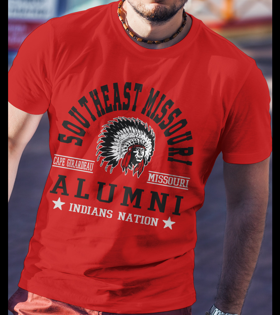 Southeast Missouri Cape Girardeau Alumni Indians Nation T-Shirt