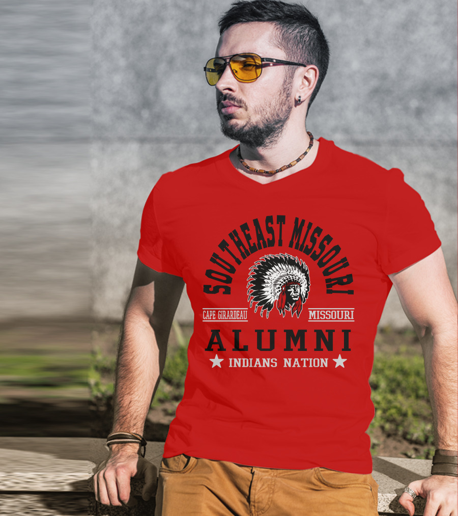 Southeast Missouri Cape Girardeau Alumni Indians Nation T-Shirt