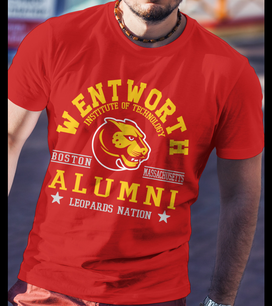 Wentworth Institute Of Technology Alumni Leopards Nation Boston Massachusetts T-Shirt